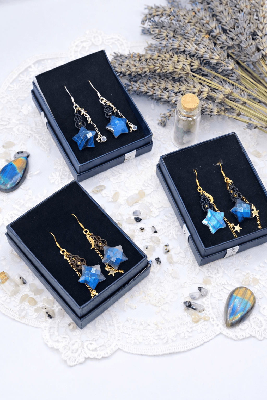 Boucles d'oreilles La Voie Lactée