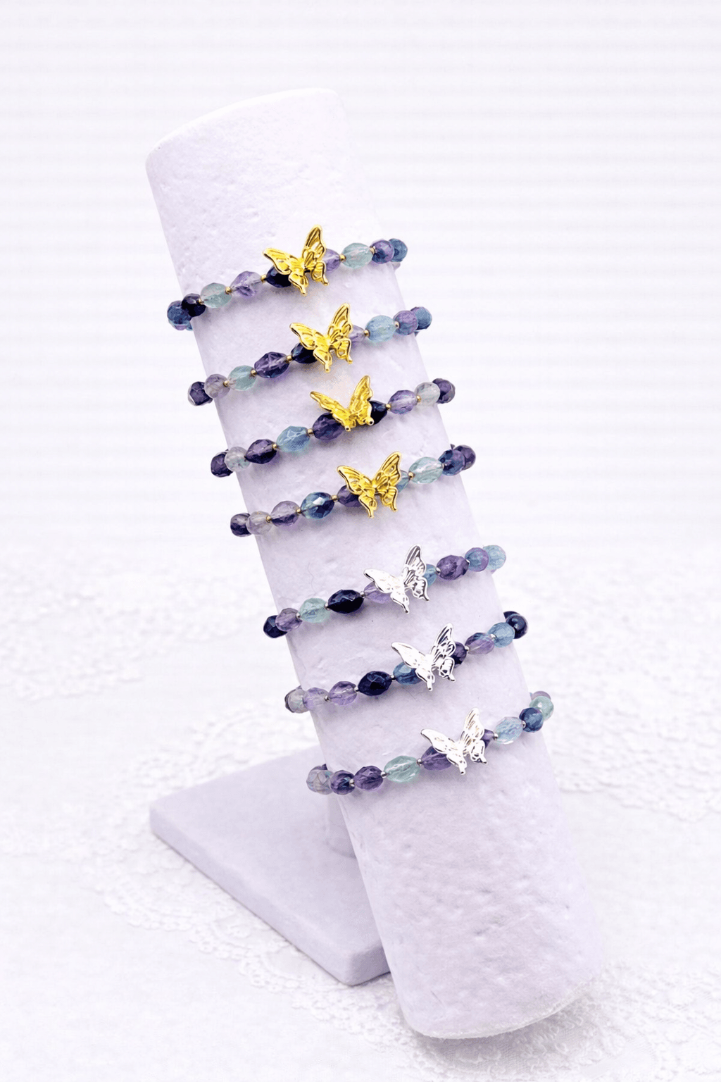 Bracelet Papillon de Cristal