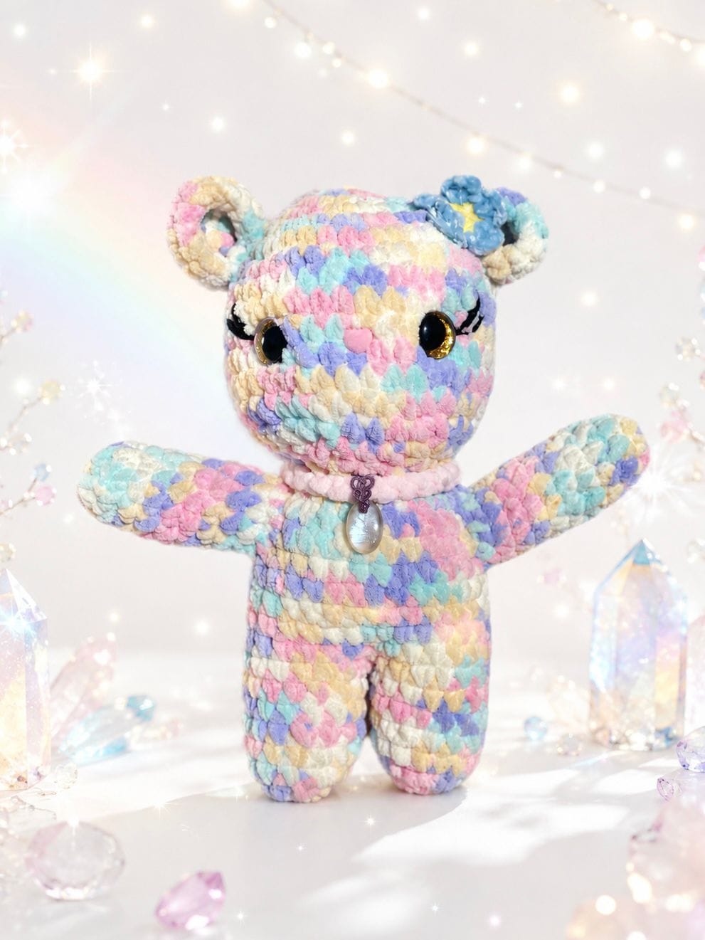 🌈 Féeria 🧸 L’oursonne arc-en-ciel